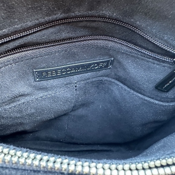 Rebecca Minkoff Darren Leather Satchel Bag Convertible Backpack Black READ - Picture 8 of 14